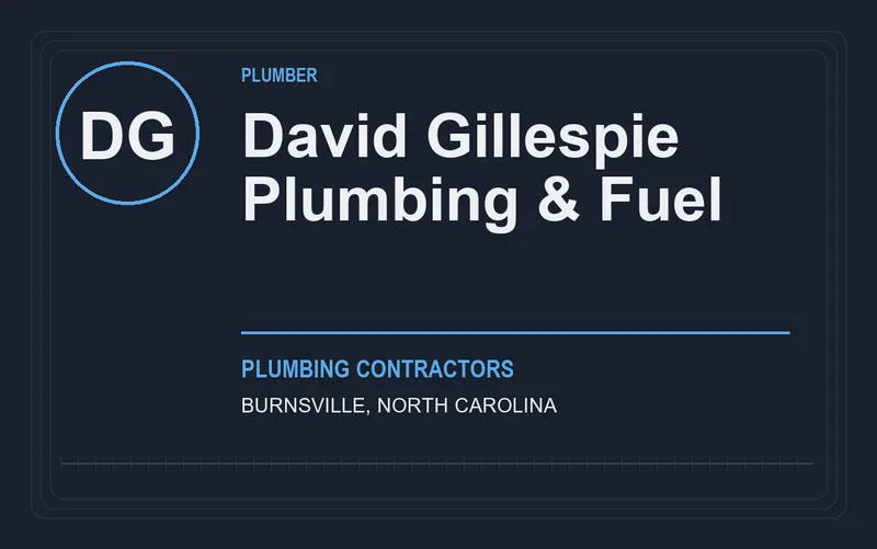 David Gillespie Plumbing & Fuel in Burnsville, North Carolina