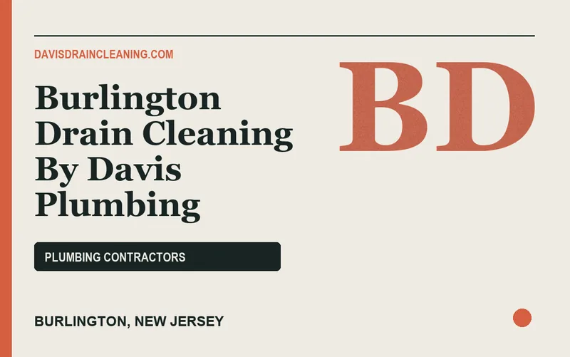 Burlington Drain Cleaning By Davis Plumbing in Burlington, New Jersey