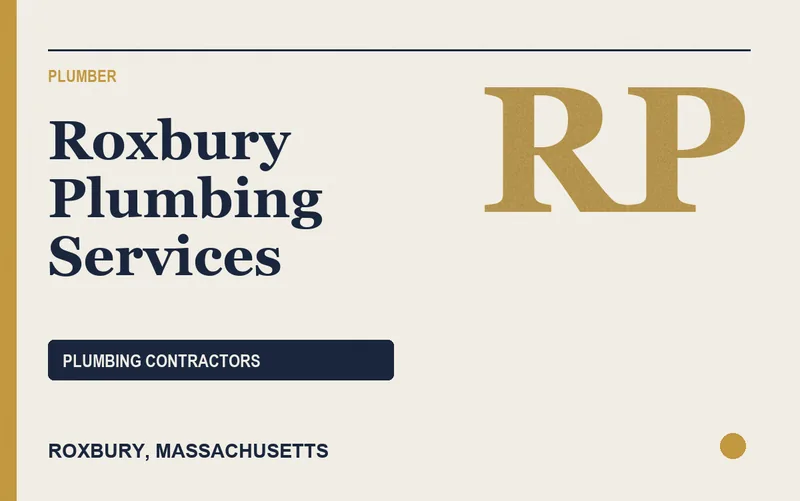 Roxbury Plumbing Services in Roxbury, Massachusetts