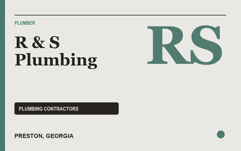 R & S Plumbing in Preston, Georgia