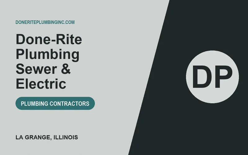 Done-Rite Plumbing Sewer & Electric in La Grange, Illinois