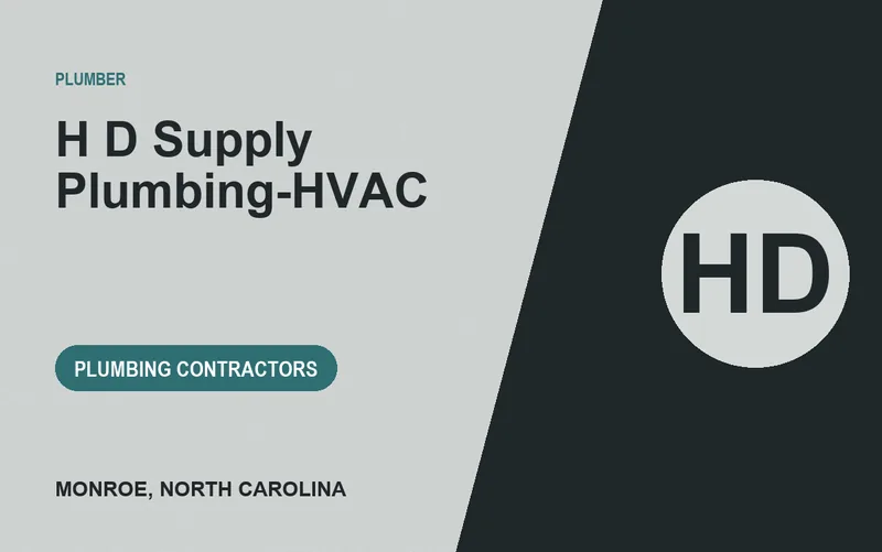 H D Supply Plumbing-Hvac in Monroe, North Carolina
