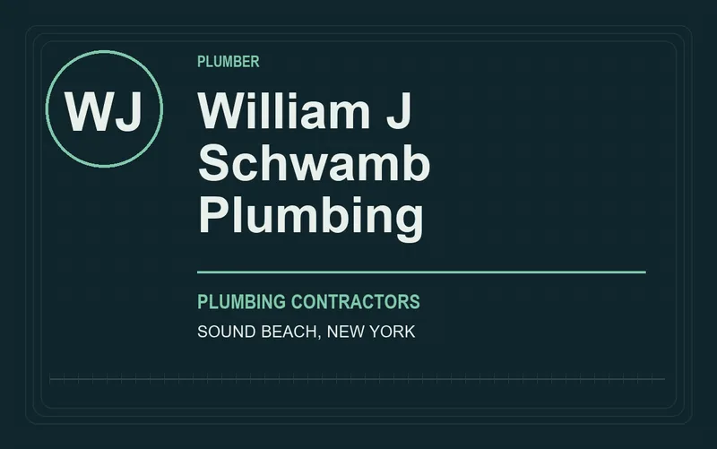 William J Schwamb Plumbing in Sound Beach, New York