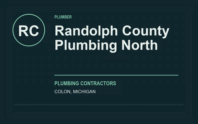 Randolph County Plumbing North in Colon, Michigan