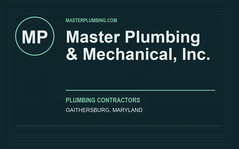 Master Plumbing & Mechanical, Inc. in Gaithersburg, Maryland