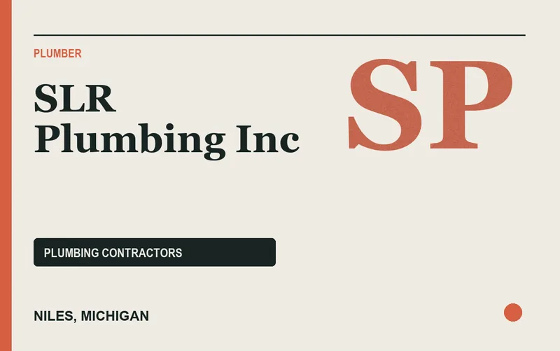 SLR Plumbing Inc in Niles, Michigan