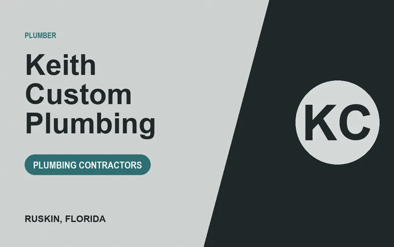 Keith Custom Plumbing in Ruskin, Florida