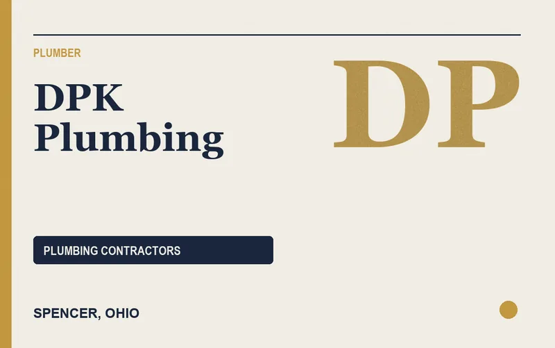 DPK Plumbing in Spencer, Ohio