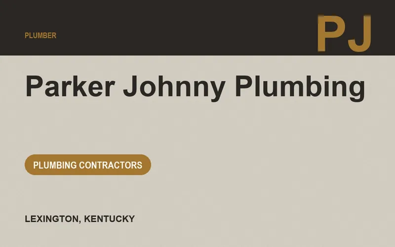 Parker Johnny Plumbing in Lexington, Kentucky