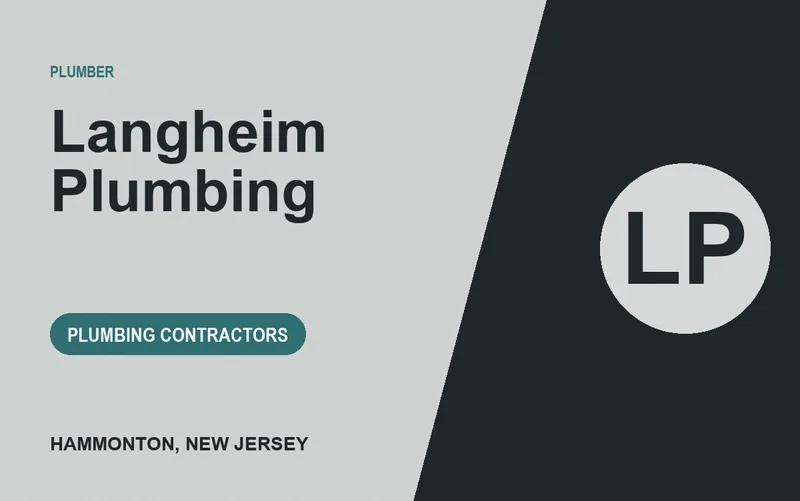 Langheim Plumbing in Hammonton, New Jersey