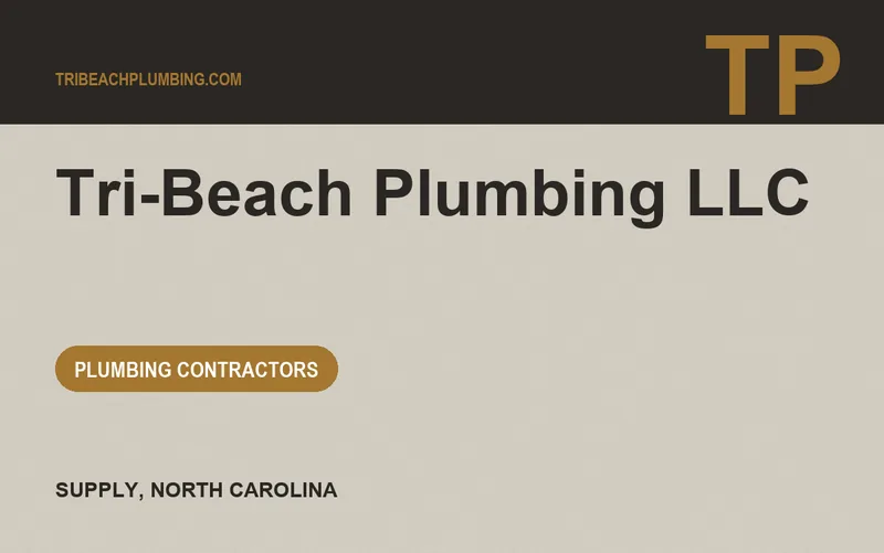 Tri-Beach Plumbing LLC in Supply, North Carolina