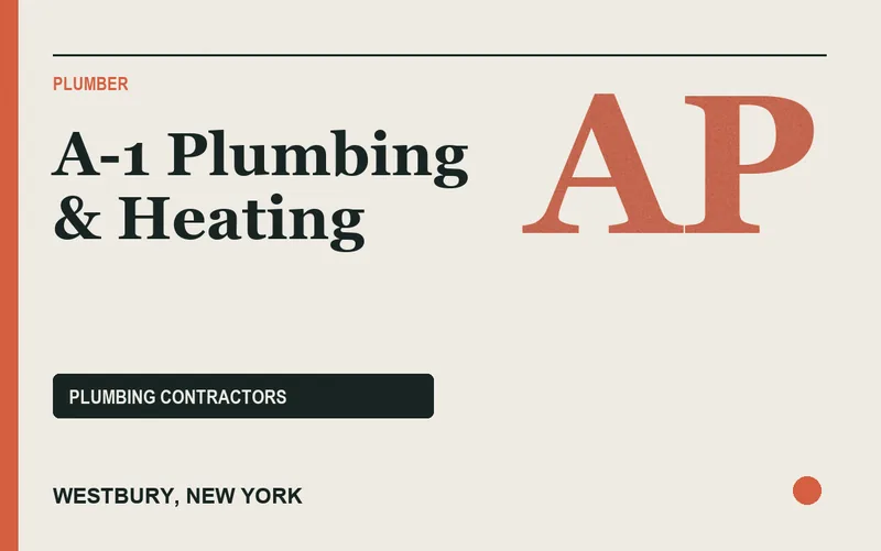 A-1 Plumbing & Heating in Westbury, New York