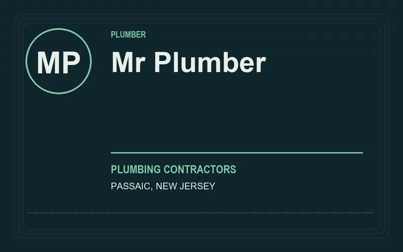 Mr Plumber in Passaic, New Jersey