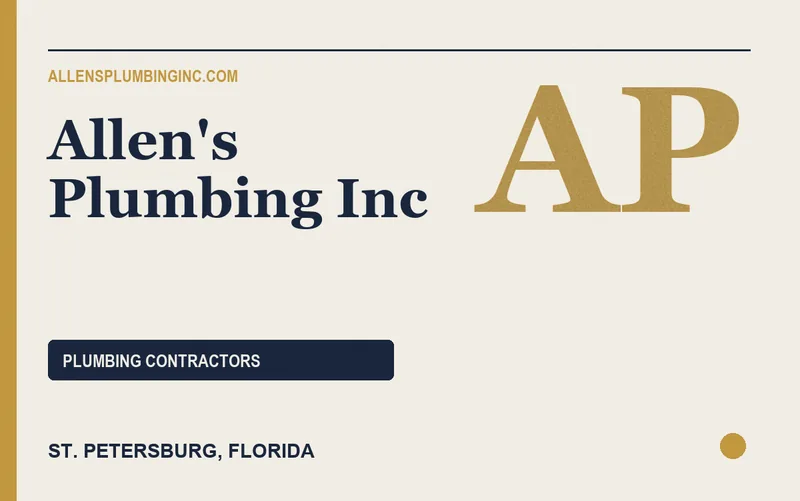 Allen's Plumbing Inc in St. Petersburg, Florida
