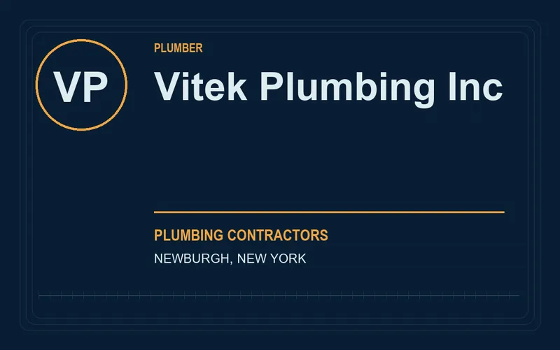 Vitek Plumbing Inc in Newburgh, New York