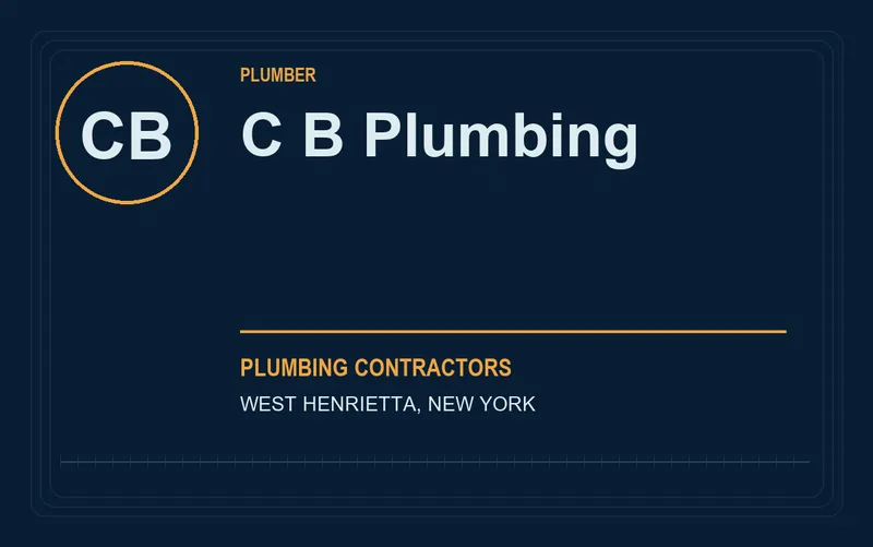 C B Plumbing in West Henrietta, New York