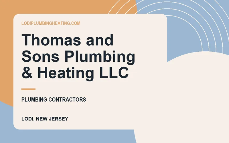 Thomas and Sons Plumbing & Heating LLC in Lodi, New Jersey
