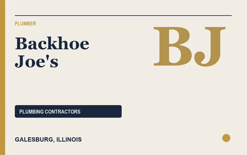 Backhoe Joe's in Galesburg, Illinois
