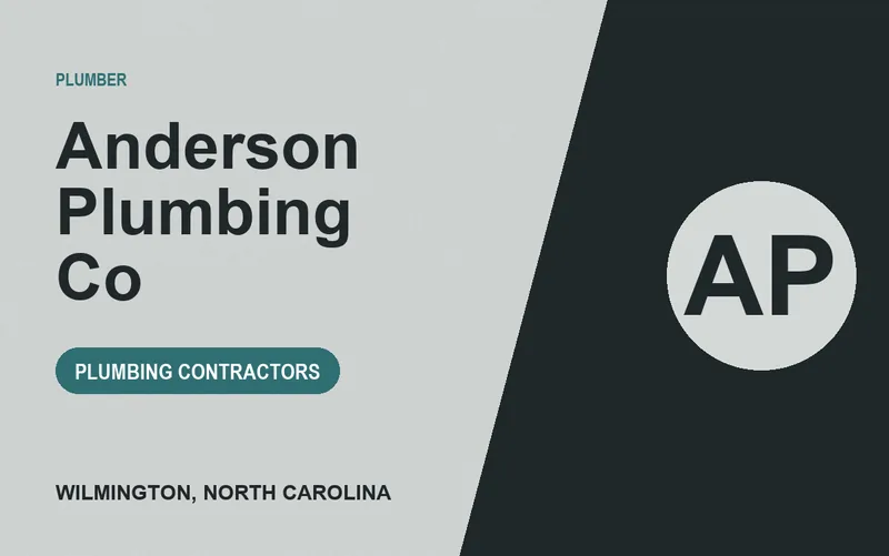 Anderson Plumbing Co in Wilmington, North Carolina