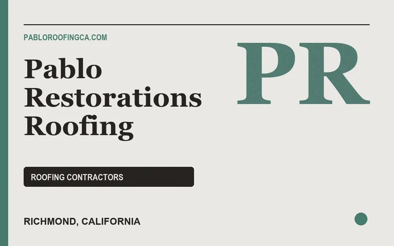 Pablo Restorations Roofing in Richmond, California