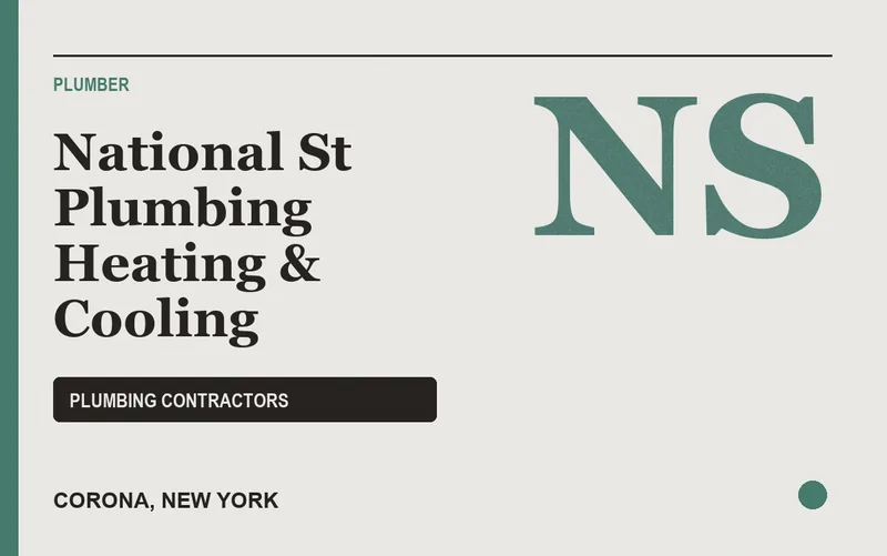 National St Plumbing Heating & Cooling in Corona, New York