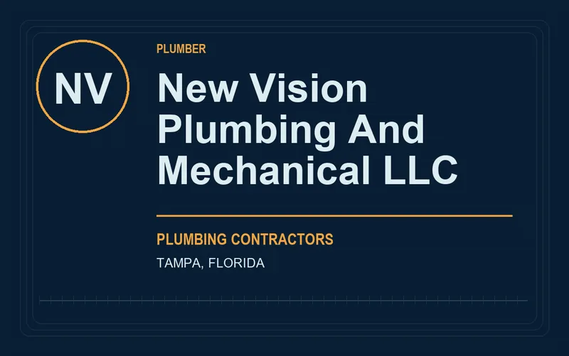 New Vision Plumbing And Mechanical LLC in Tampa, Florida