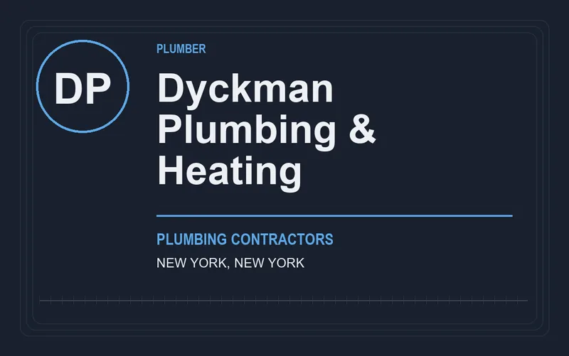Dyckman Plumbing & Heating in New York, New York