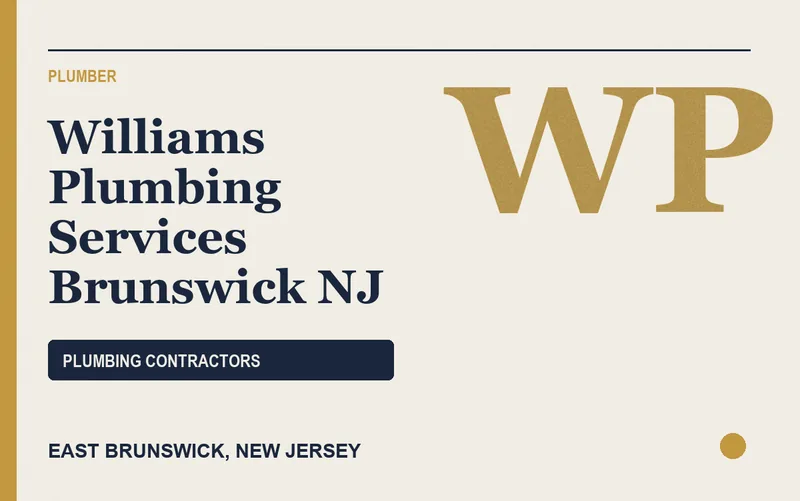 Williams Plumbing Services Brunswick NJ in East Brunswick, New Jersey