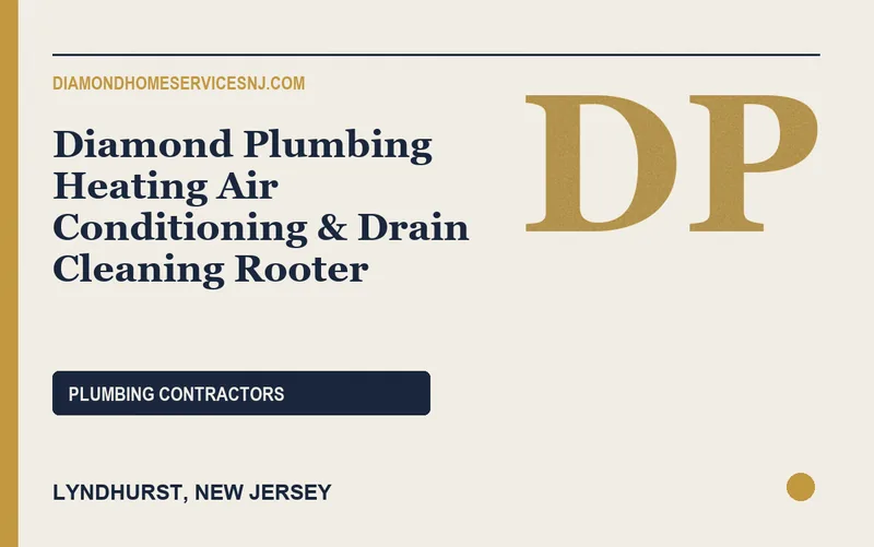 Diamond Plumbing Heating Air Conditioning & Drain Cleaning Rooter in Lyndhurst, New Jersey