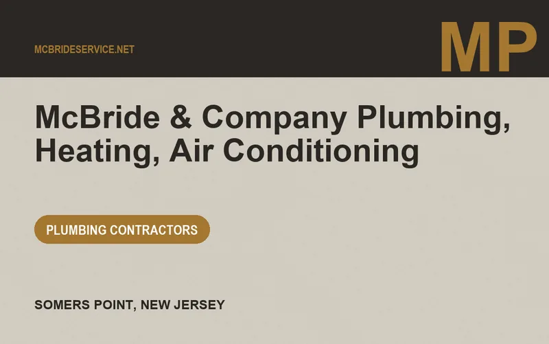 McBride & Company Plumbing, Heating, Air Conditioning in Somers Point, New Jersey