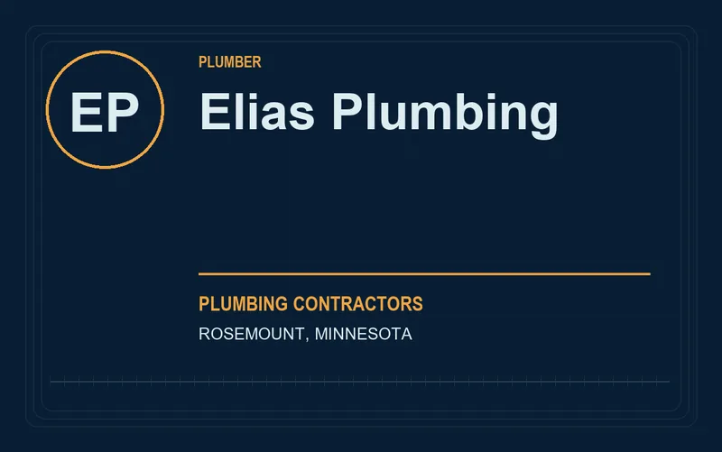 Elias Plumbing in Rosemount, Minnesota
