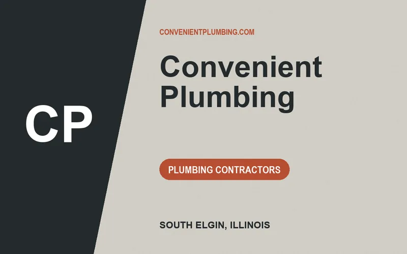 Convenient Plumbing in South Elgin, Illinois