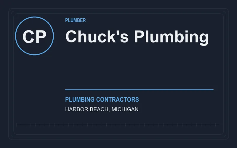 Chuck's Plumbing in Harbor Beach, Michigan