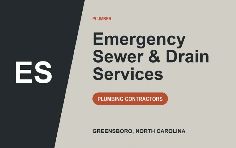 Emergency Sewer & Drain Services in Greensboro, North Carolina