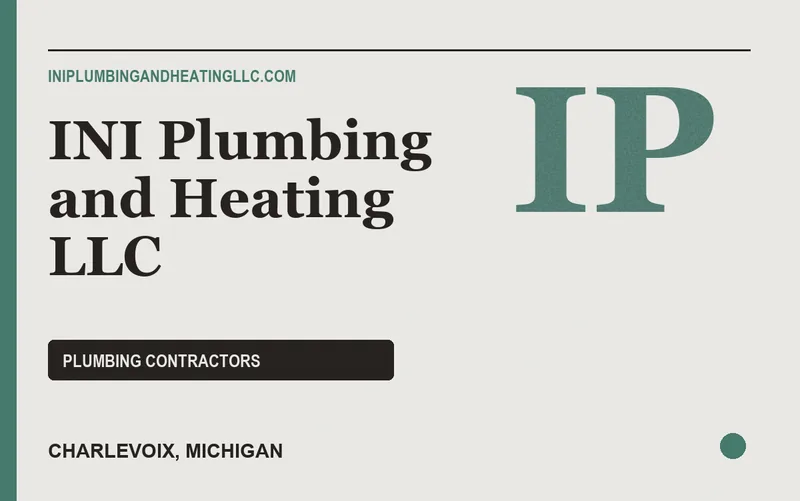 INI Plumbing and Heating LLC in Charlevoix, Michigan
