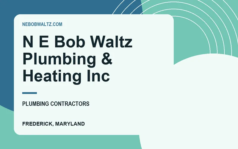 N E Bob Waltz Plumbing & Heating Inc in Frederick, Maryland