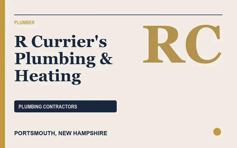 R Currier's Plumbing & Heating in Portsmouth, New Hampshire