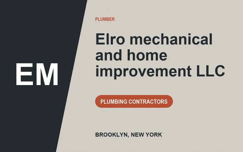 Elro mechanical and home improvement llc in Brooklyn, New York
