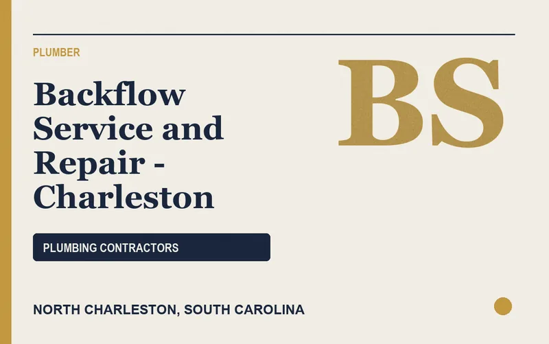Backflow Service and Repair - Charleston in North Charleston, South Carolina