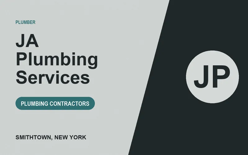 JA Plumbing Services in Smithtown, New York