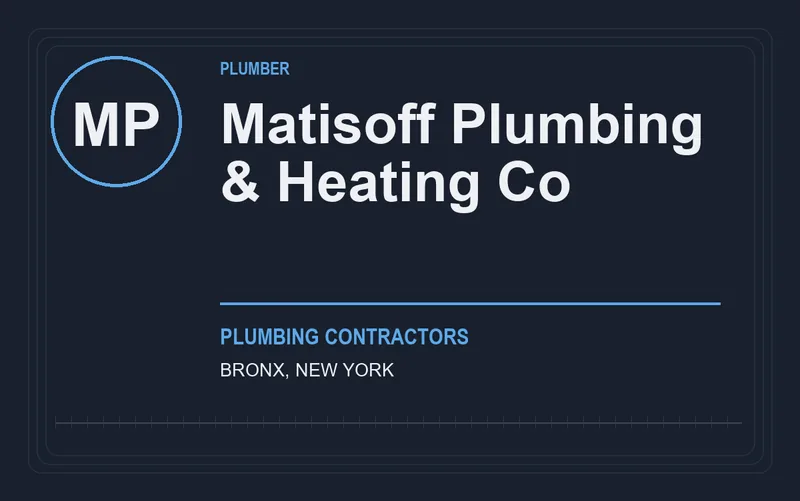 Matisoff Plumbing & Heating Co in Bronx, New York