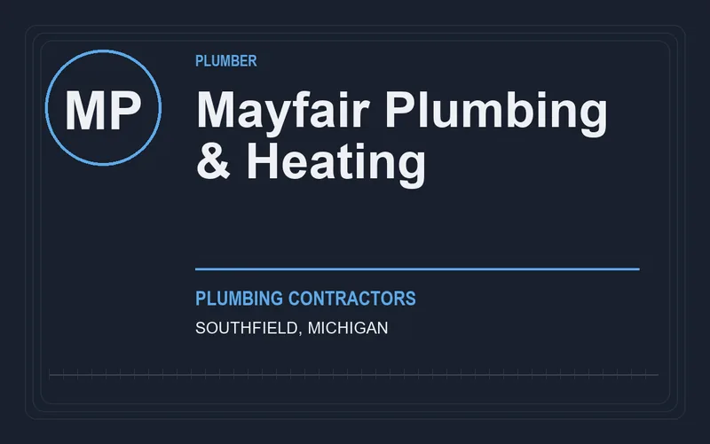 Mayfair Plumbing & Heating in Southfield, Michigan