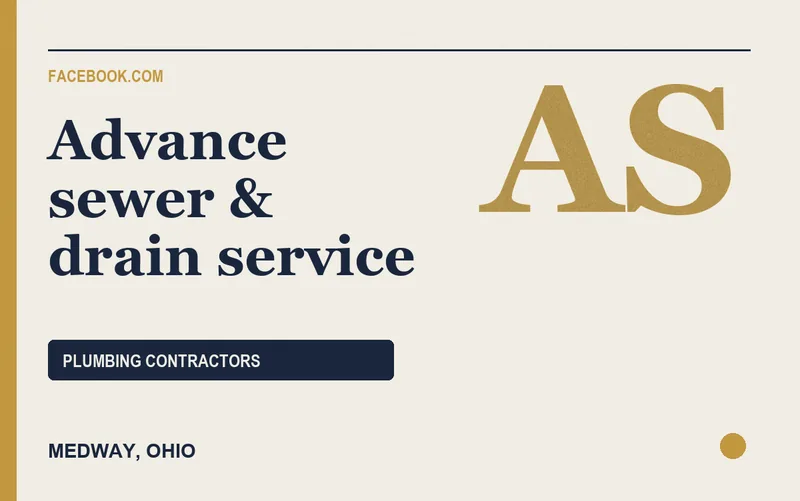 Advance sewer & drain service in Medway, Ohio