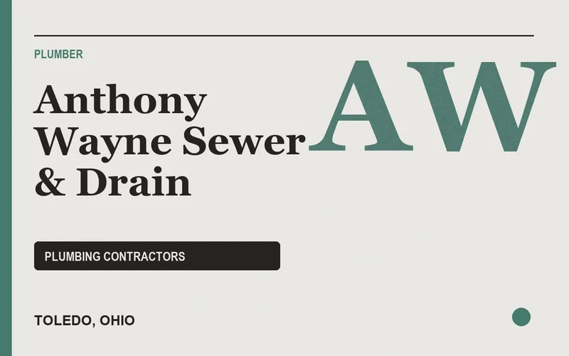 Anthony Wayne Sewer & Drain in Toledo, Ohio