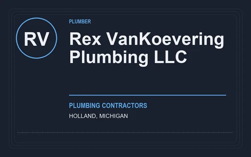 Rex VanKoevering Plumbing LLC in Holland, Michigan