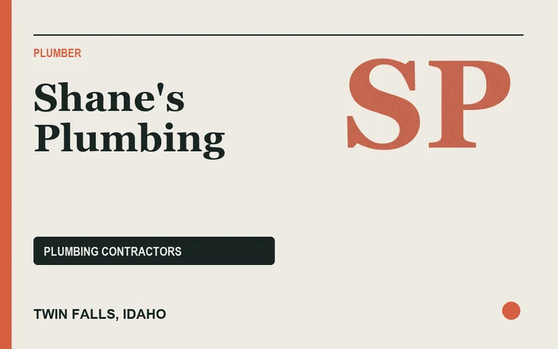 Shane's Plumbing in Twin Falls, Idaho