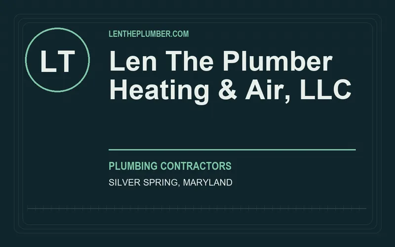 Len The Plumber Heating & Air, LLC in Silver Spring, Maryland
