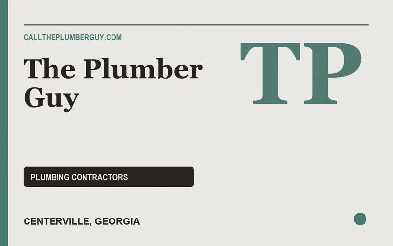 The Plumber Guy in Centerville, Georgia