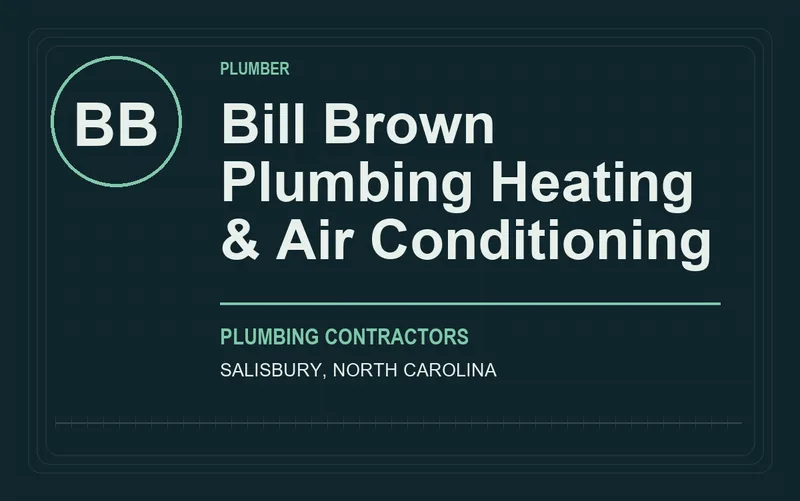 Bill Brown Plumbing Heating & Air Conditioning in Salisbury, North Carolina