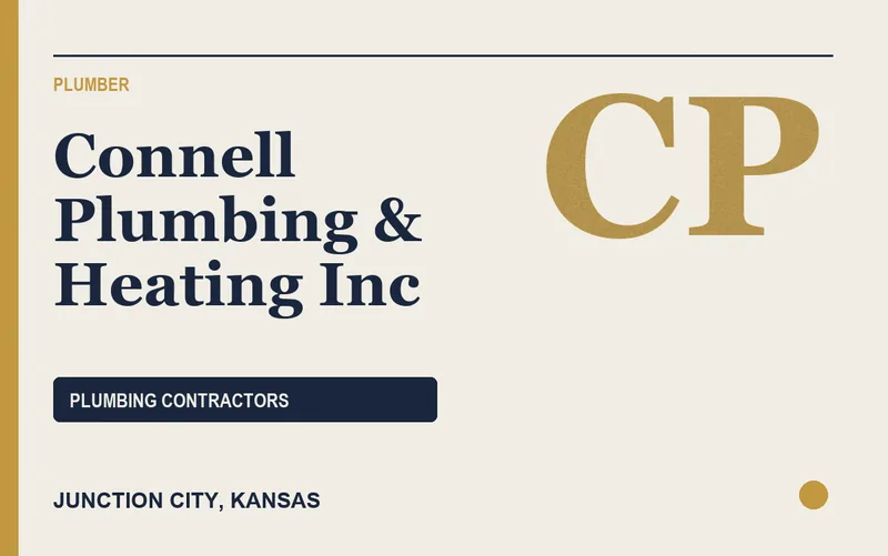 Connell Plumbing & Heating Inc in Junction City, Kansas